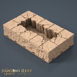 Terror in the Tundra - Chasm &amp; Ledge - Expansion for the 3D Modular Game Board