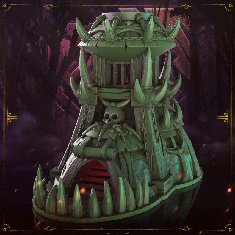 The Orc Tower  Savage Dice Tower for Tabletop RPGs &amp; Wargames