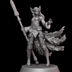 Thistle; Elven Warrior