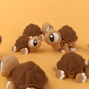 Flexi Mini Tortoise � S�d Flexi Figur ca. 7 cm
