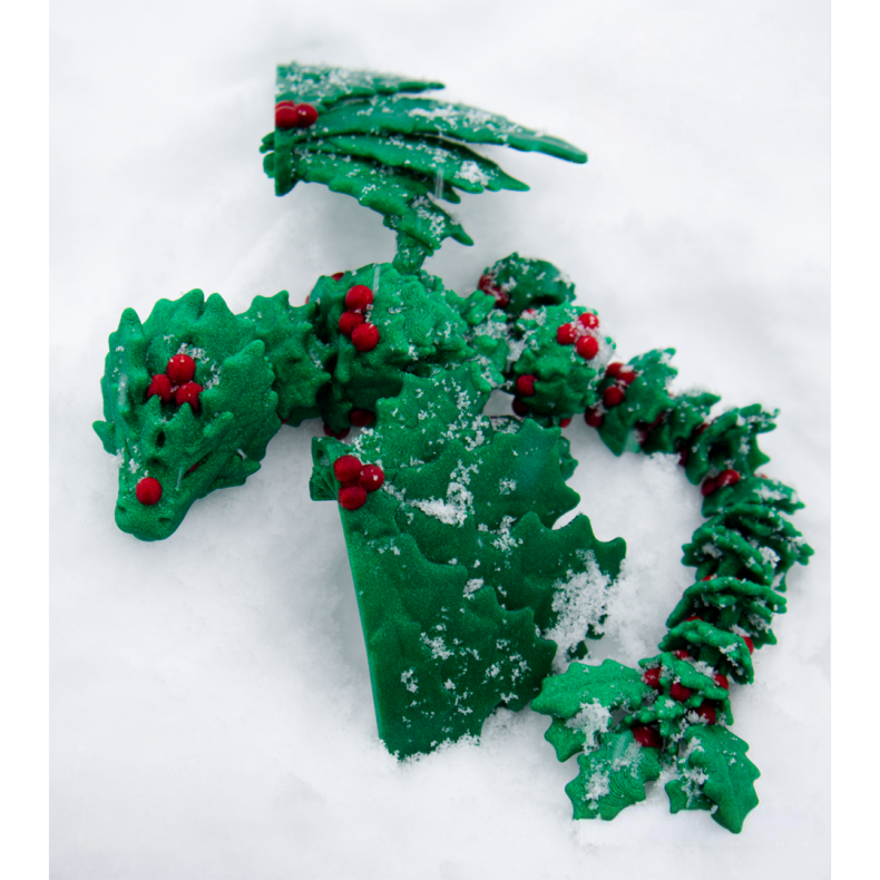 Holly Wyvern � Flexi Drage med Kristtj�rn &amp; B�r