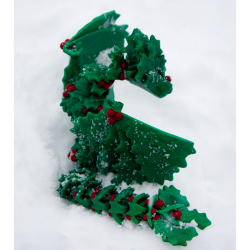 Holly Wyvern � Flexi Drage med Kristtj�rn &amp; B�r