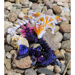 Solar Dragon � Flexi Drage med Krystal- og Soldesign