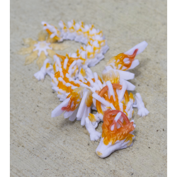 Solar Dragon � Flexi Drage med Krystal- og Soldesign