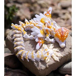 Solar Dragon � Flexi Drage med Krystal- og Soldesign