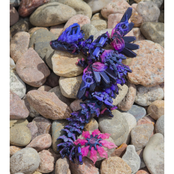 Solar Dragon � Flexi Drage med Krystal- og Soldesign