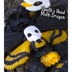 Death�s Head Moth Dragon � Flexi Dragefigur