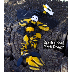 Death�s Head Moth Dragon � Flexi Dragefigur