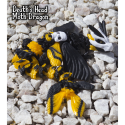 Death�s Head Moth Dragon � Flexi Dragefigur