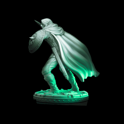 Male Elf Warrior - 3D Printed Fantasy Miniature for DnD &amp; Tabletop RPGs