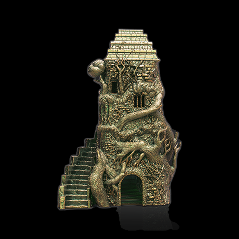 The Forest Tower  Nature-Infused Dice Tower for DnD &amp; Tabletop RPGs