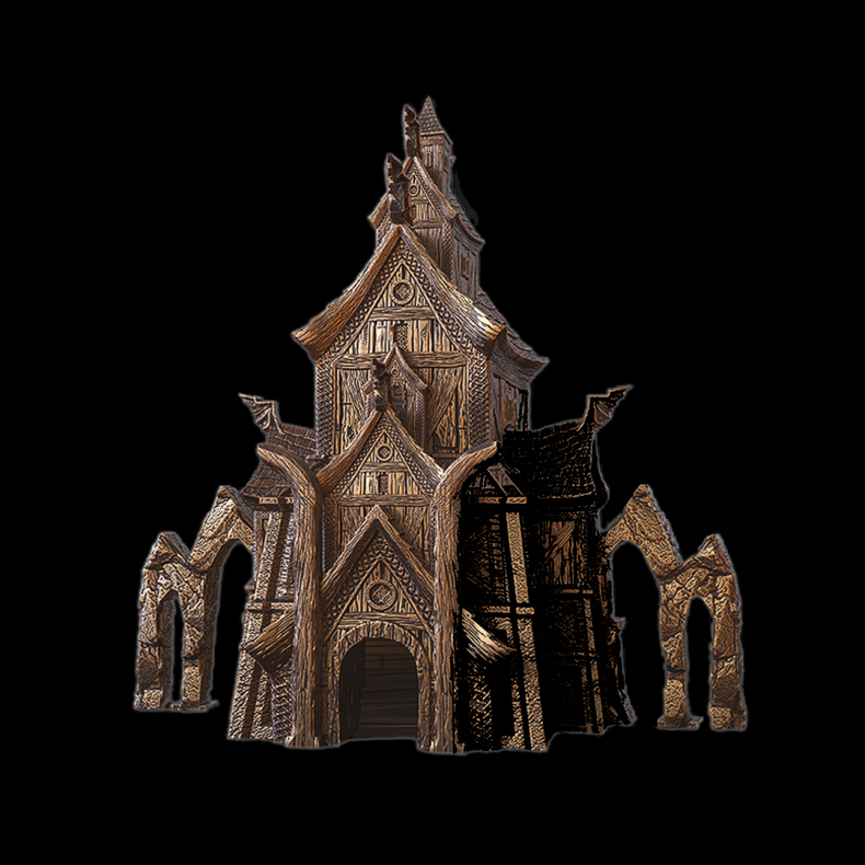 The Viking Tower  Dice Tower for DnD &amp; Tabletop RPGs