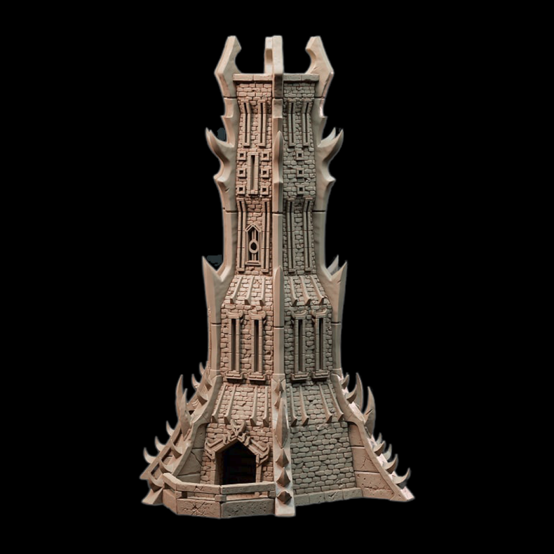 The Dark Tower v1  Gothic Dice Tower for Tabletop RPGs
