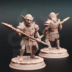 Urkadu Goblin Tribe - Goblin Warrior With Spear