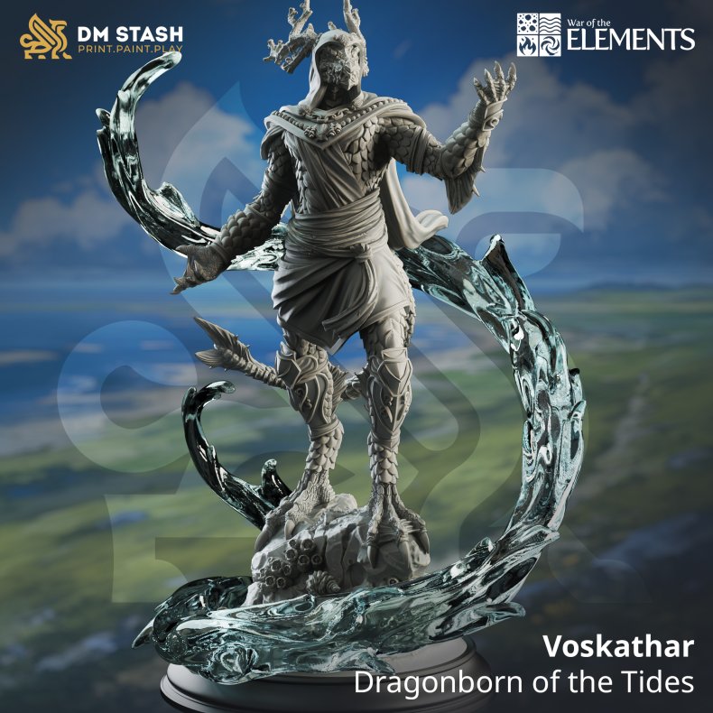 Voskathar  Dragonborn of the Tides