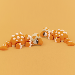 Baby Ankylosaurus � Flexi Figur (ca. 10 cm)