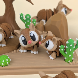 Desert Play Set � �rkenmilj� til flexi dyr