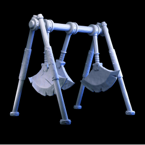 Axe Trap - Fantasy Dungeon Hazard 3D Miniature