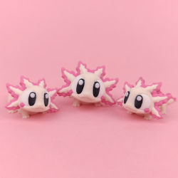 Flexi Axolotl � S�d og fleksibel figur ca. 8 cm