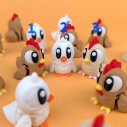Flexi Chicken � s�d h�nsefigur til samling og pynt