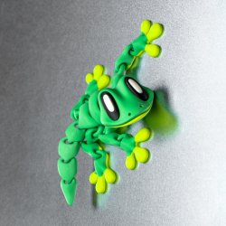 Blob Gecko � Fleksibel Gekkofigur - til 3x8mm magneter