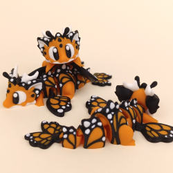 Flexi Butterfly Dragon � Magisk Flexi Figur med Sommerfuglevinger