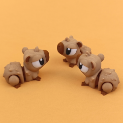 Flexi Capybara � Fleksibel Mini Figur