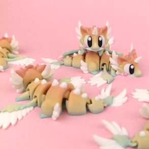 Flexi Celestial Dragon � Fleksibel figur ca. 11 cm