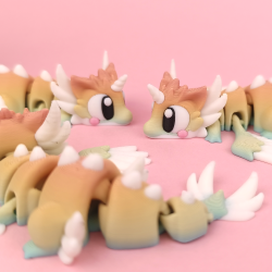 Flexi Celestial Dragon � Fleksibel figur ca. 11 cm