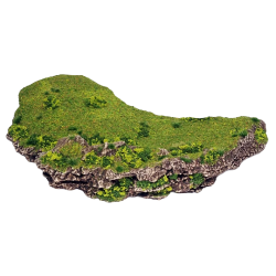 Crescent Cliff Terrain - Scenic Wargaming Platform for Miniatures &amp; Dioramas