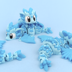 Flexi Crystal Dragon � Fleksibel Dragefigur