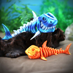 Skeleton Shark � Fleksibel Skelet-Haj (ca. 18 cm)