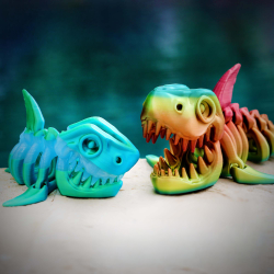 Skeleton Shark � Fleksibel Skelet-Haj (ca. 18 cm)