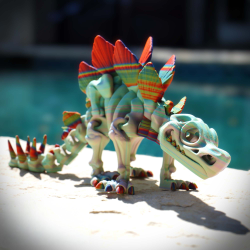 Skeleton Stegosaurus � Flexi Figur
