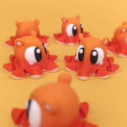 Flexi Dumbo Octopus � Lille dybhavsven med bl�de former