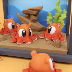 Flexi Dumbo Octopus � Lille dybhavsven med bl�de former