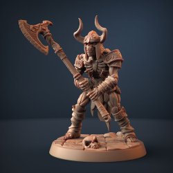Skutagaard Draugar - Darkness of the Lich Lord Modular (C) | Undead Warrior 3D Printable Miniature