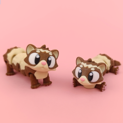 Flexi Ferret � Fleksibel Mini Figur (ca. 10 cm)