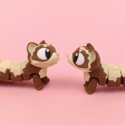Flexi Ferret � Fleksibel Mini Figur (ca. 10 cm)