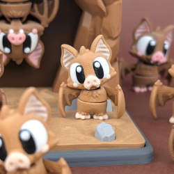 Flexi Bat � s�d flexi figur med flagermusdesign