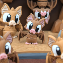Flexi Bat � s�d flexi figur med flagermusdesign