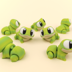 Flexi Mini Frog � Fleksibel Mini Fr�figur