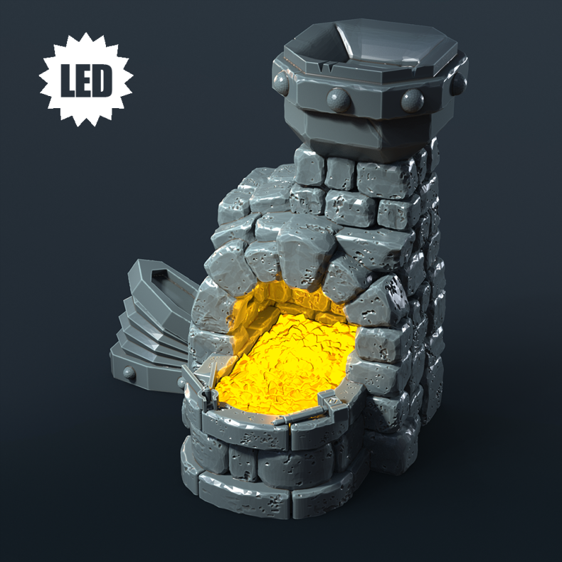 Forge  LED Resin Terrain (32mm Scale)