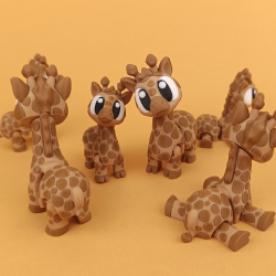 Flexi Giraf � Charmerende Giraf Figur med Fleksibelt Leddesign