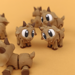 Flexi Goat � Charmerende Ged Figur med Fleksibelt Leddesign