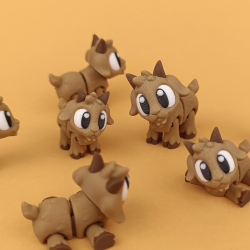 Flexi Goat � Charmerende Ged Figur med Fleksibelt Leddesign