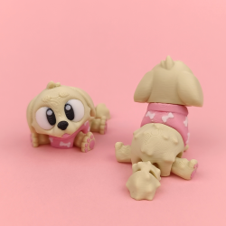 Flexi Golden Retriever Puppy � Fleksibel Mini Figur (ca. 7 cm)