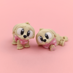 Flexi Golden Retriever Puppy � Fleksibel Mini Figur (ca. 7 cm)