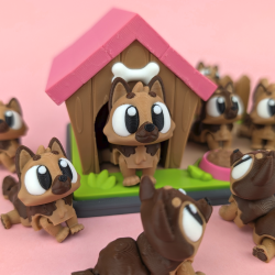 Flexi Sch�ferhund � Fleksibel Hundefigur