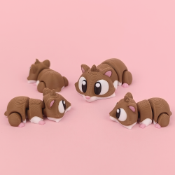 Flexi Hamster � Fleksibel Mini Figur (ca. 7 cm)